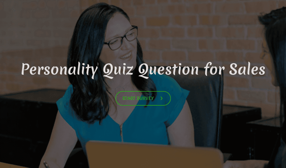 Personality Quiz for Sales Candidate
