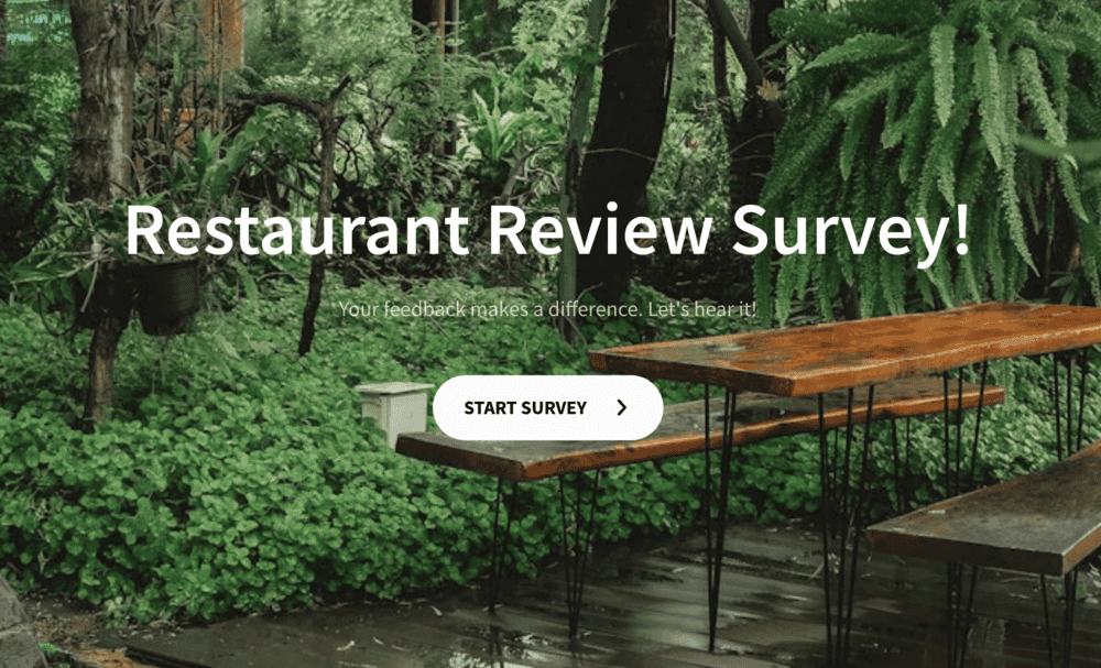 Restaurant Review Survey Template