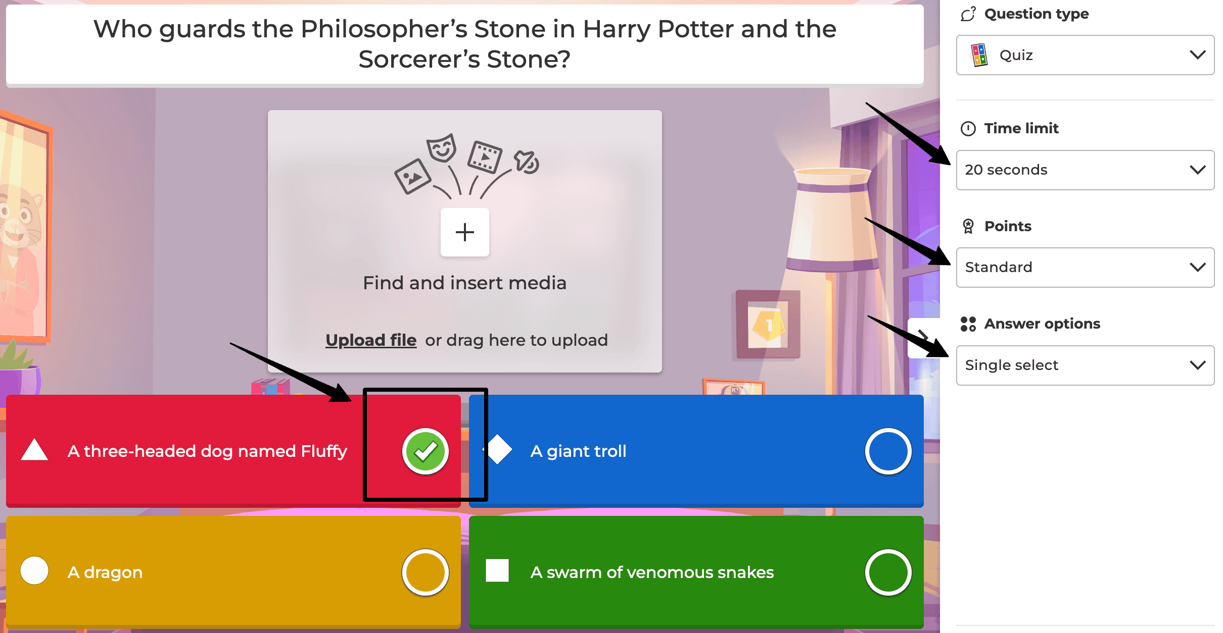 how-to-format-a quiz-in-kahoot-builder