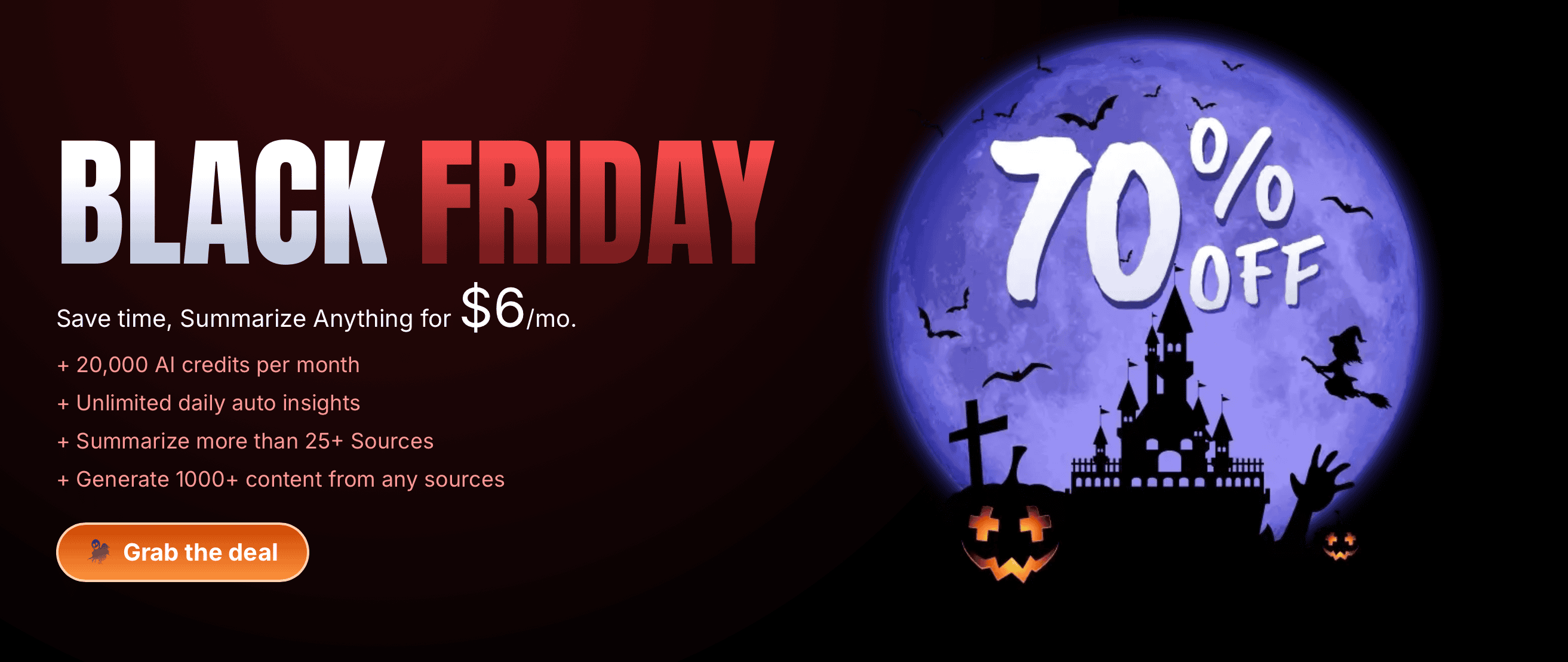 tubeonAI Black Friday deal