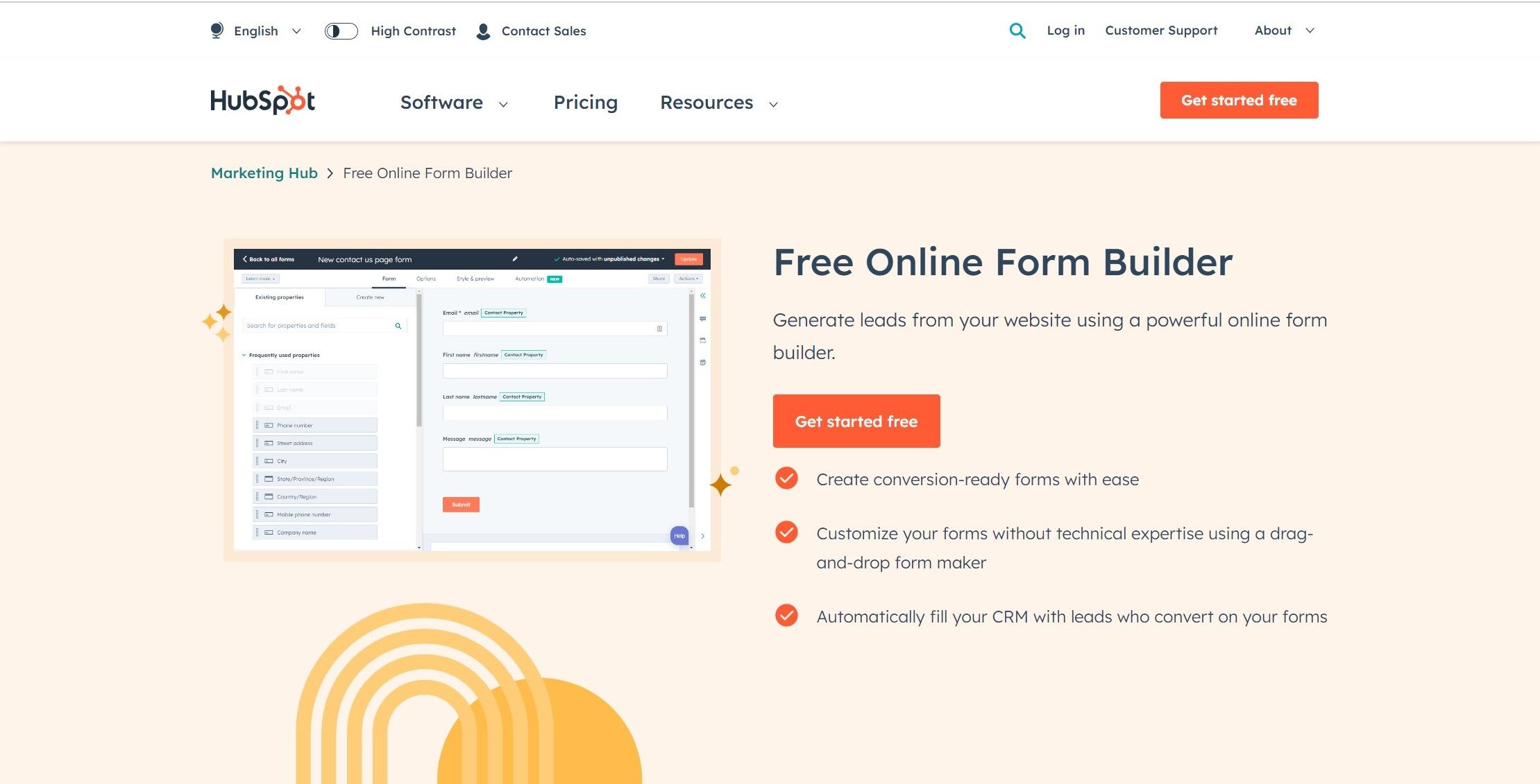 Hubspot-form-a-surveymonkey-competitor