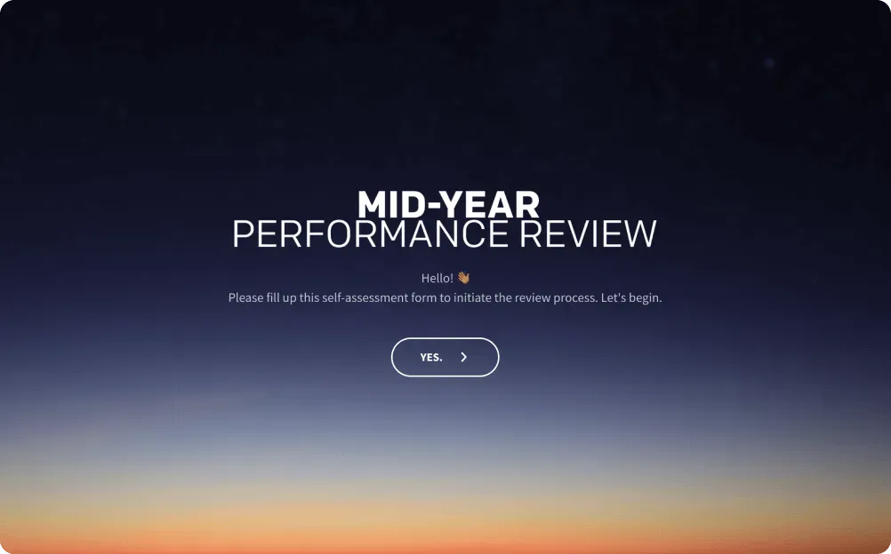 Sample Mid-Year Performance Review Template | For Employee Evaluation