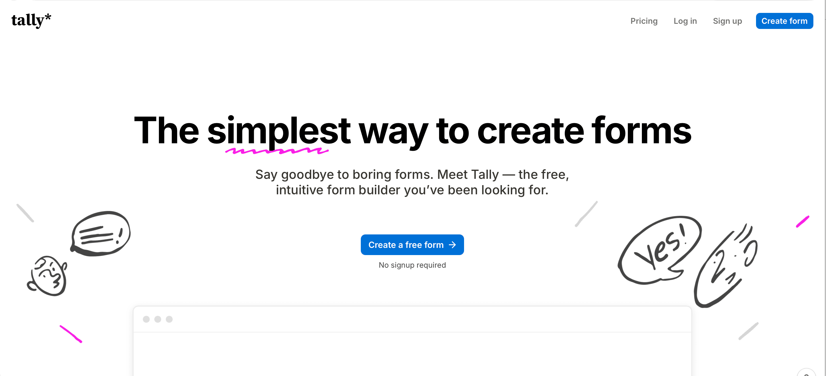tally.io-free-survey-app