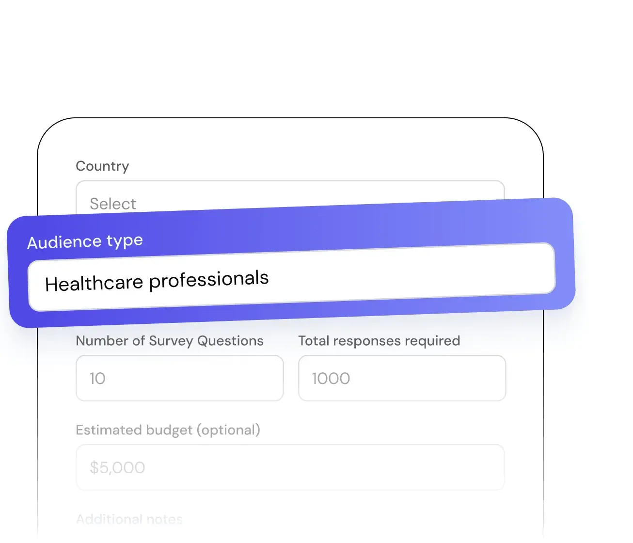 Reach specific audience panels using SurveySparrow