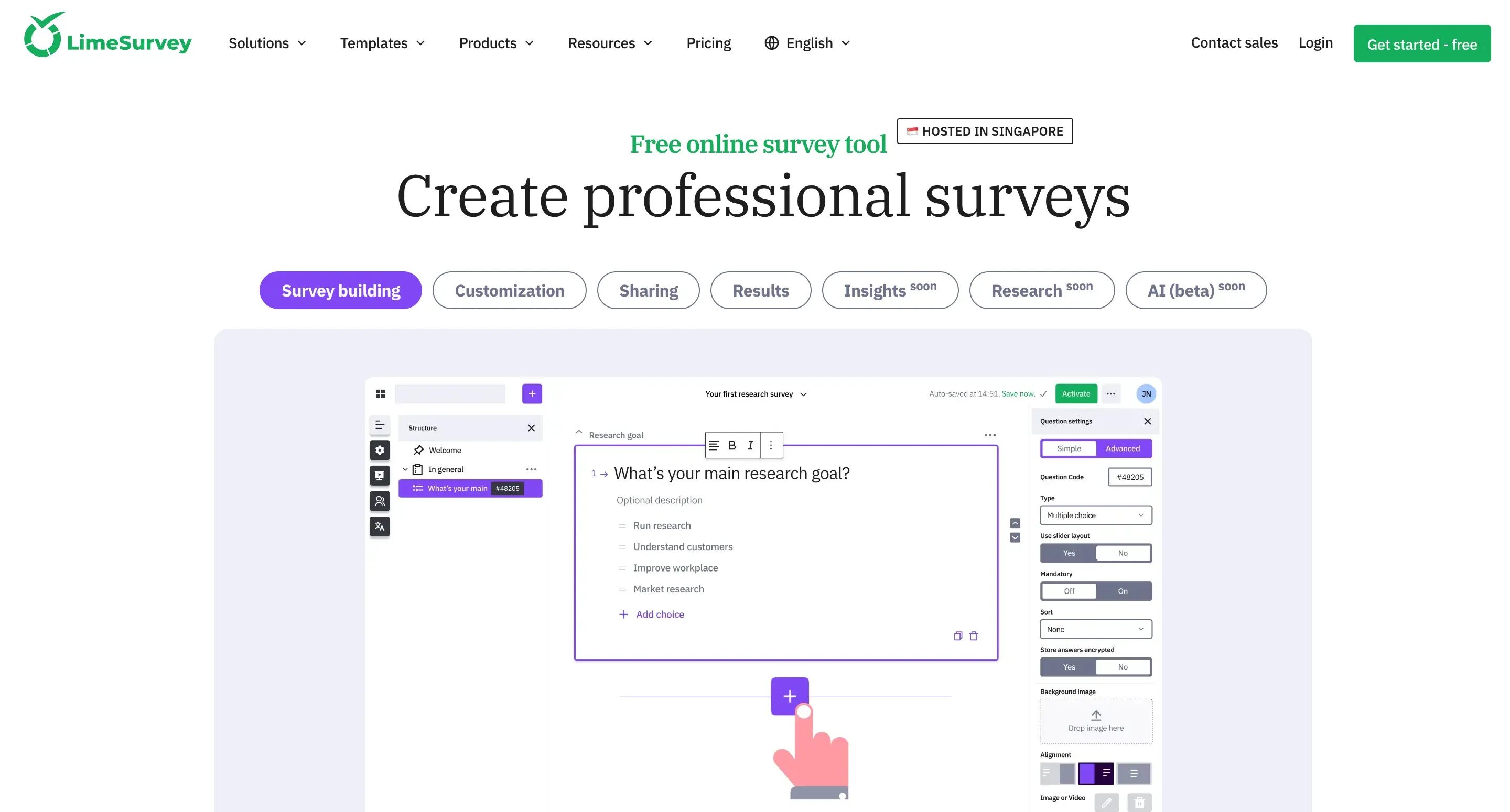 LimeSurvey, a SurveyMonkey competitor