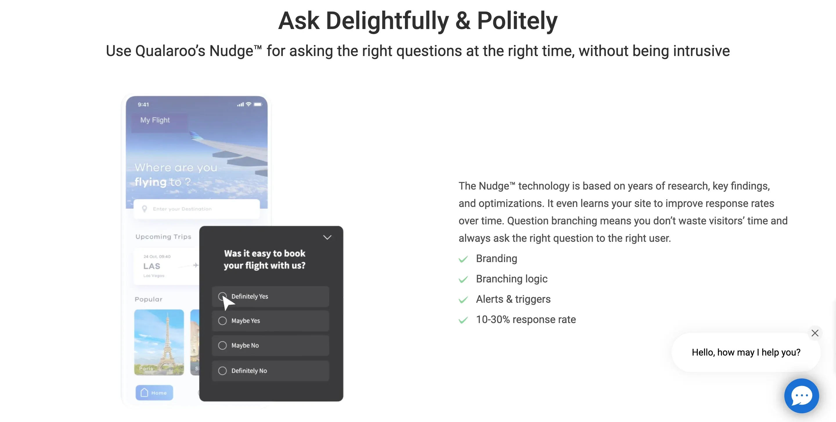Qualaroo, an enterprise feedback management tool